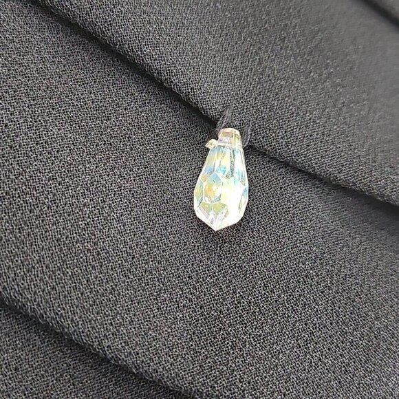 Misty Lane Evening Top Women's Size 12 NWT Teardrop Rhinestones Black Sleeveless - Picture 5 of 10